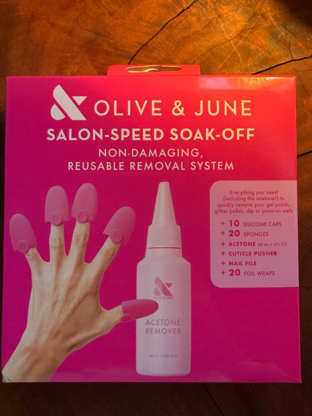 Olive & June Salon-Speed Soak-Off Kit | At-Home Gel Removal Kit